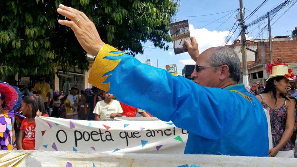 Espaço Alana faz homenagem a Mario Quintana no Carna-Autores 2018. Foto: Márcia Duarte.