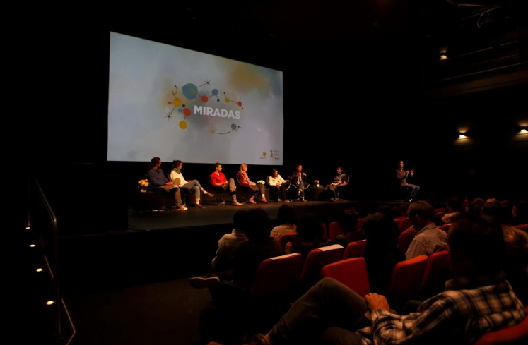 Evento de lançamento do filme "Miradas" no Itaú Cultural. Foto: Heloisa Fantini